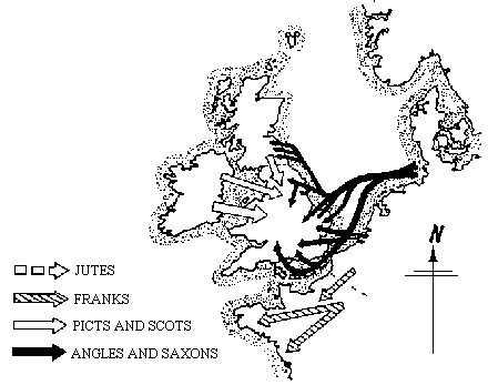 Saxon Invaders Map